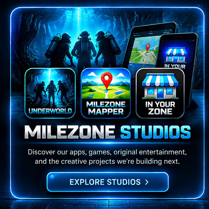 Milezone Studios: UnderWorld, Milezone Mapper and In Your Zone apps